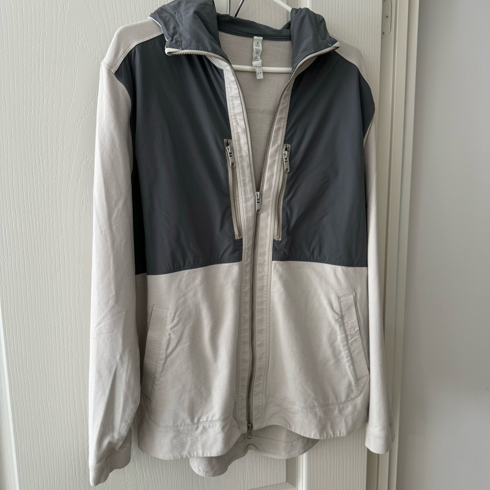 Lululemon Dispatch Gray Zip-Up Hoodie Sz XL